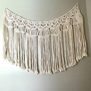 wall hanging bohemian crocheted tapestry